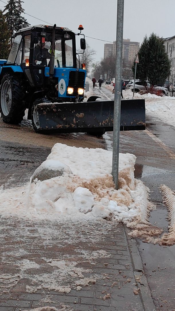 снегопад, непогода, коммунальные служба, техника,