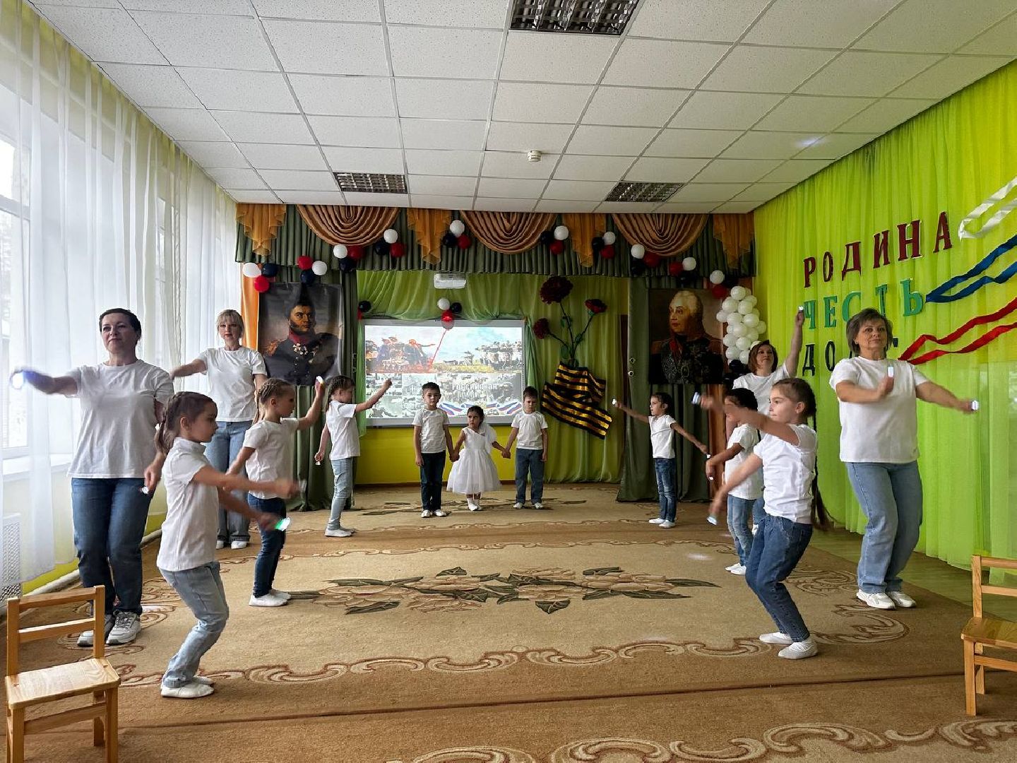 можайск, можайский городской округ, подмосковье, бородино, фестиваль, патриотический фестиваль, акция, дети, детские сады, Россия, слава,