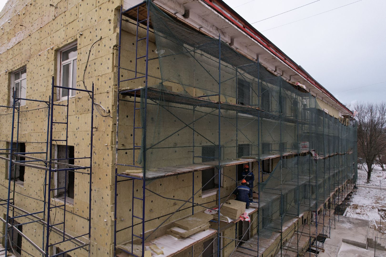 видео с коптера, поликлиника, дзержинский,