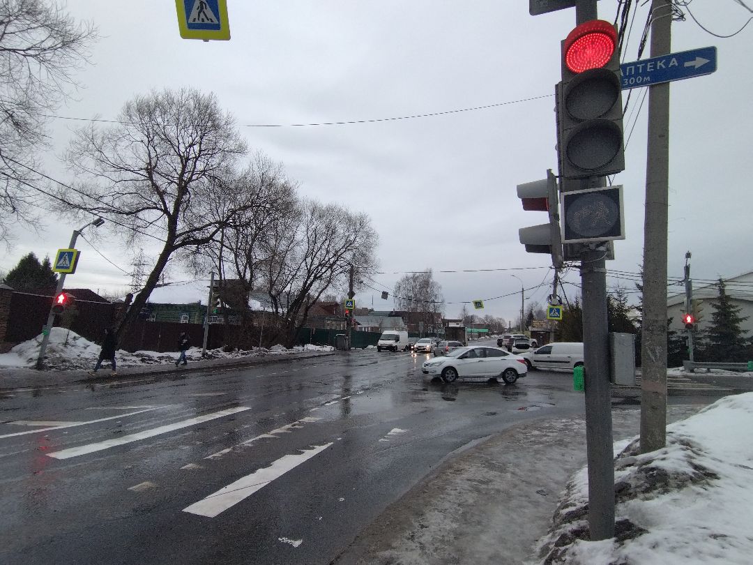 ПДД, Бело-лунная секция, светофор, Мытищи