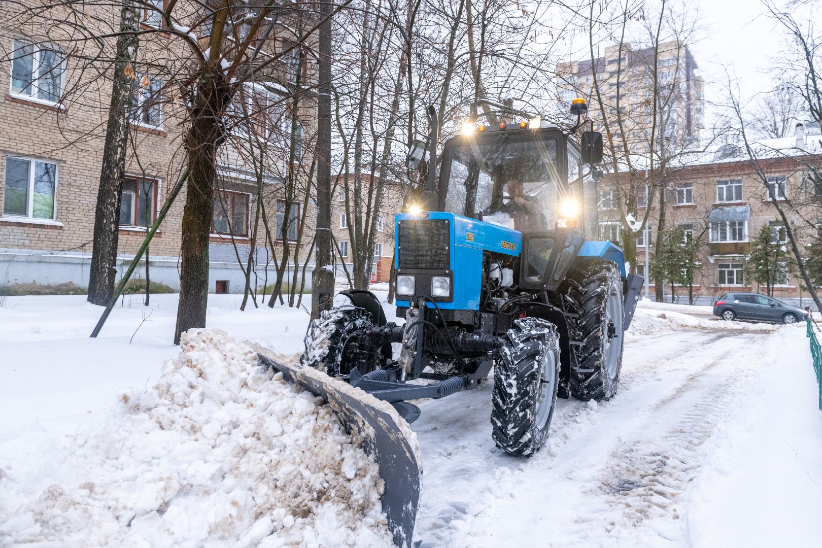 лыткарино, жкх, уборка, снегопад,