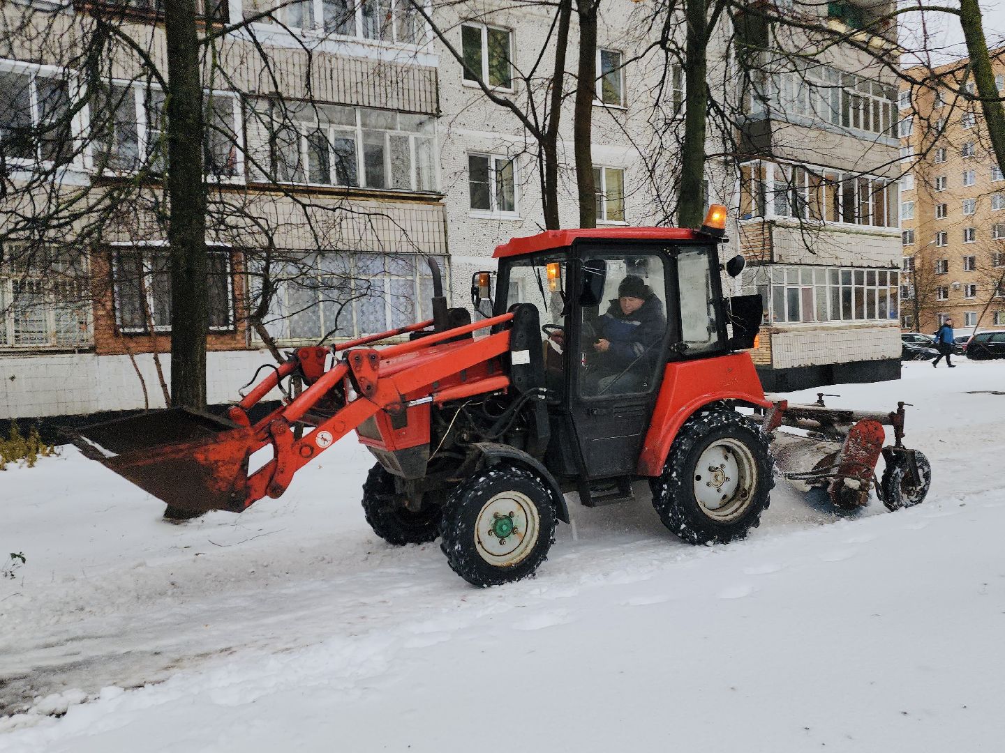снегопад, жкх, уборка снега,фрязино,