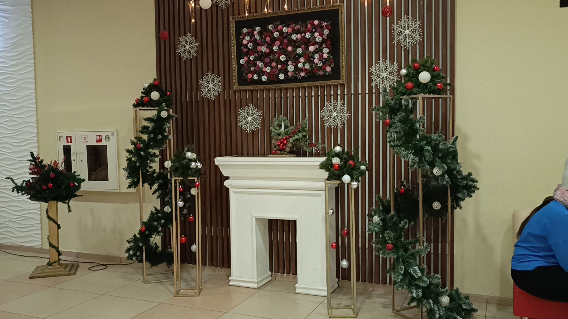 новый год, ёлка, снеговик,