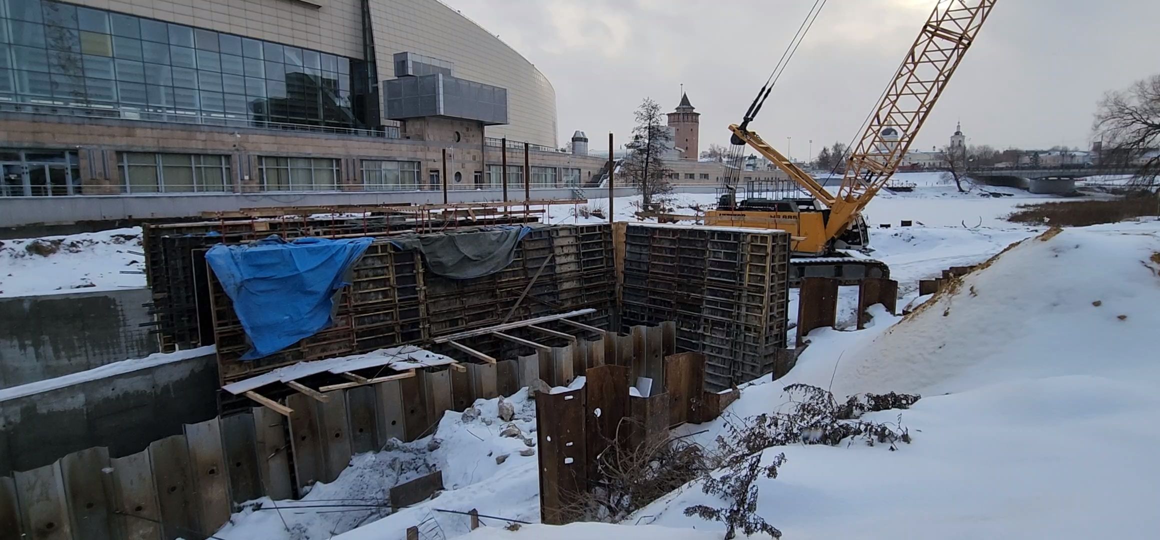 Коломна, капитальный ремонт, плотина,