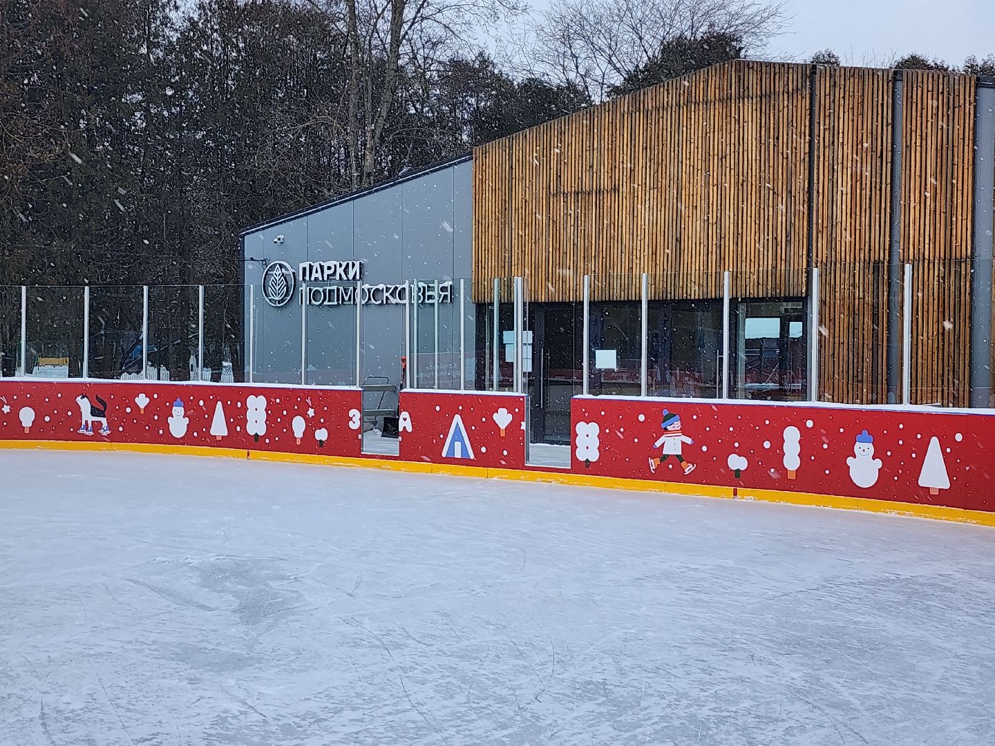 серпухов, каток, парк питомник, открытие катка, русский медведь, спортшкола,