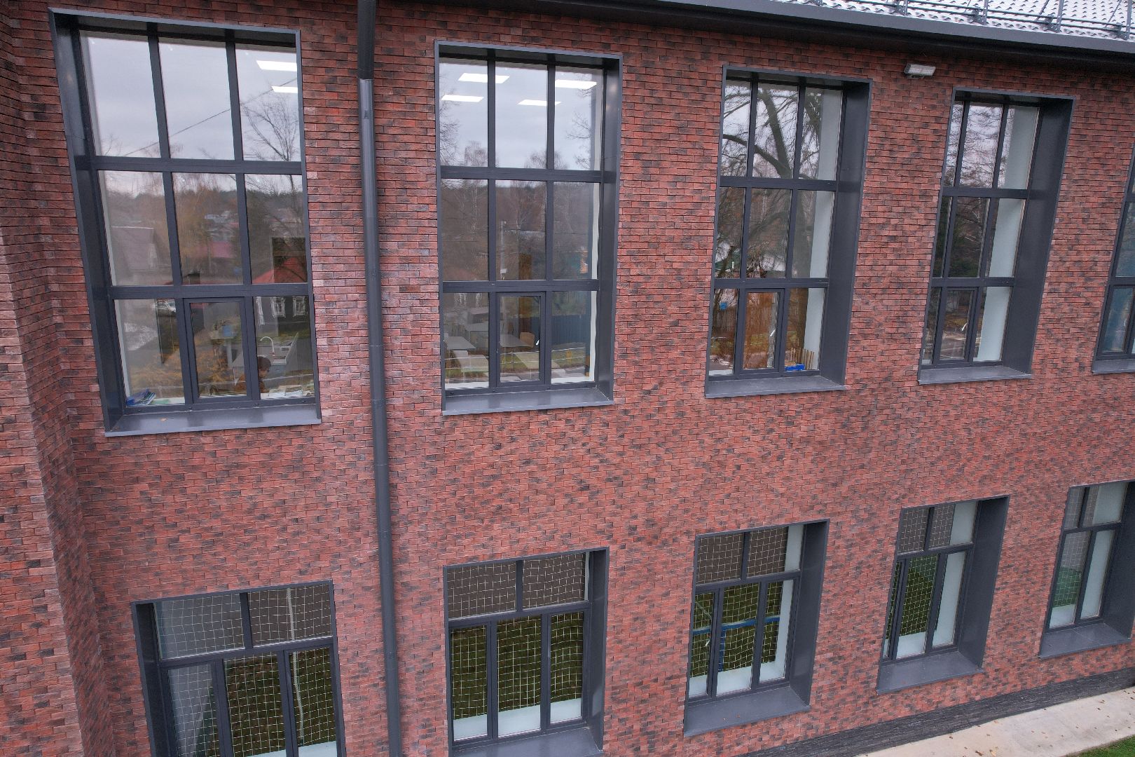 школа, озеры,видео с коптера,