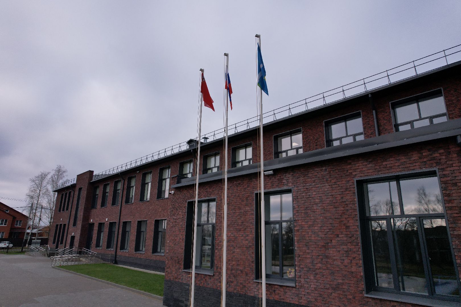 школа, озеры,видео с коптера,