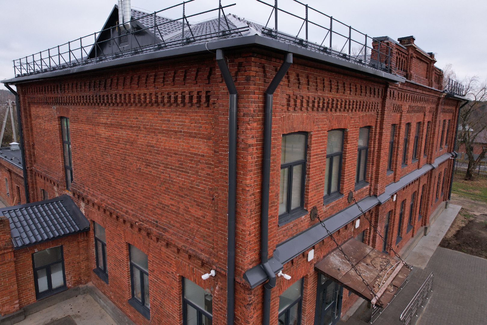 школа, озеры,видео с коптера,