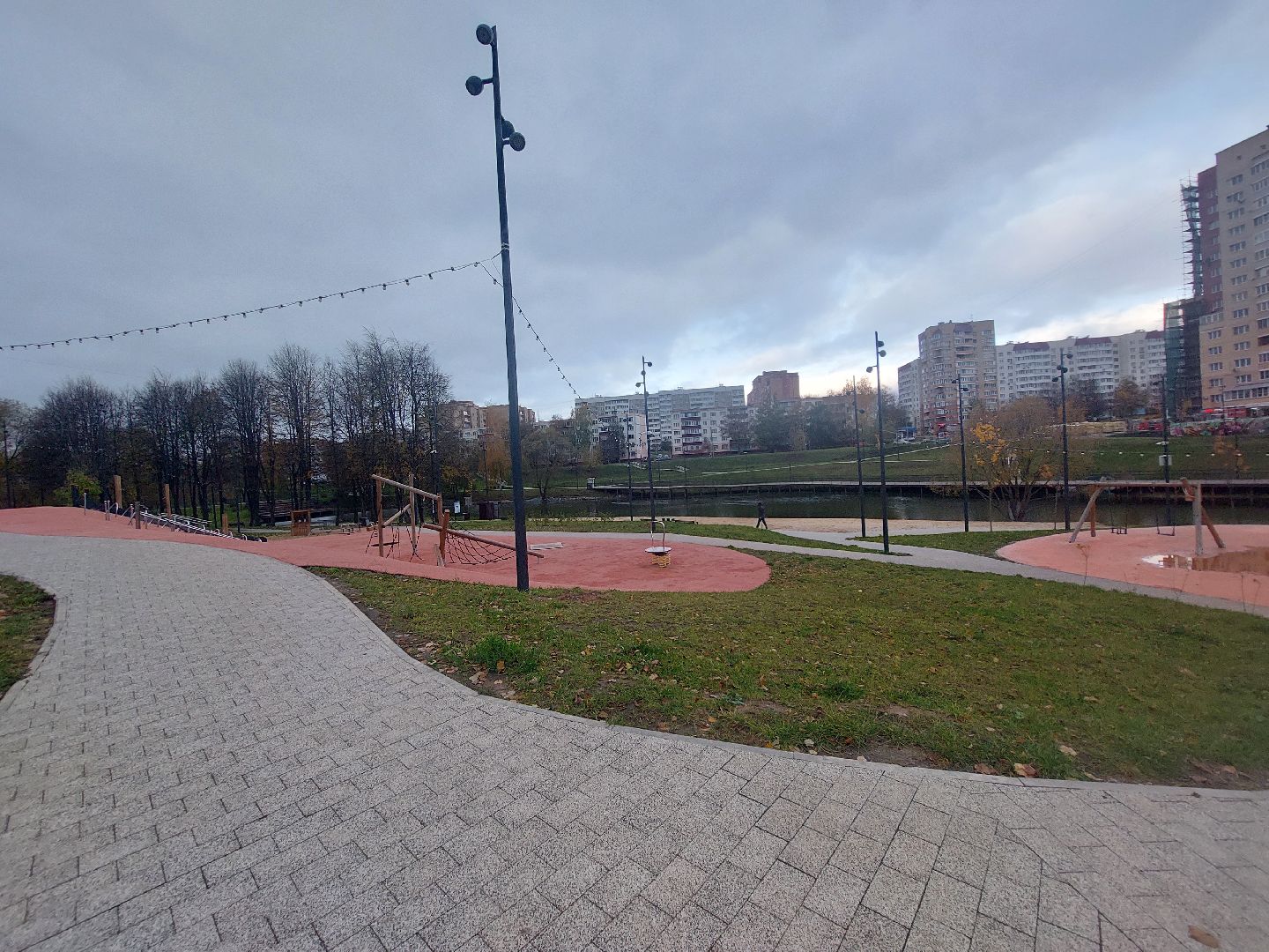 чехов, пруды,видео с коптера,