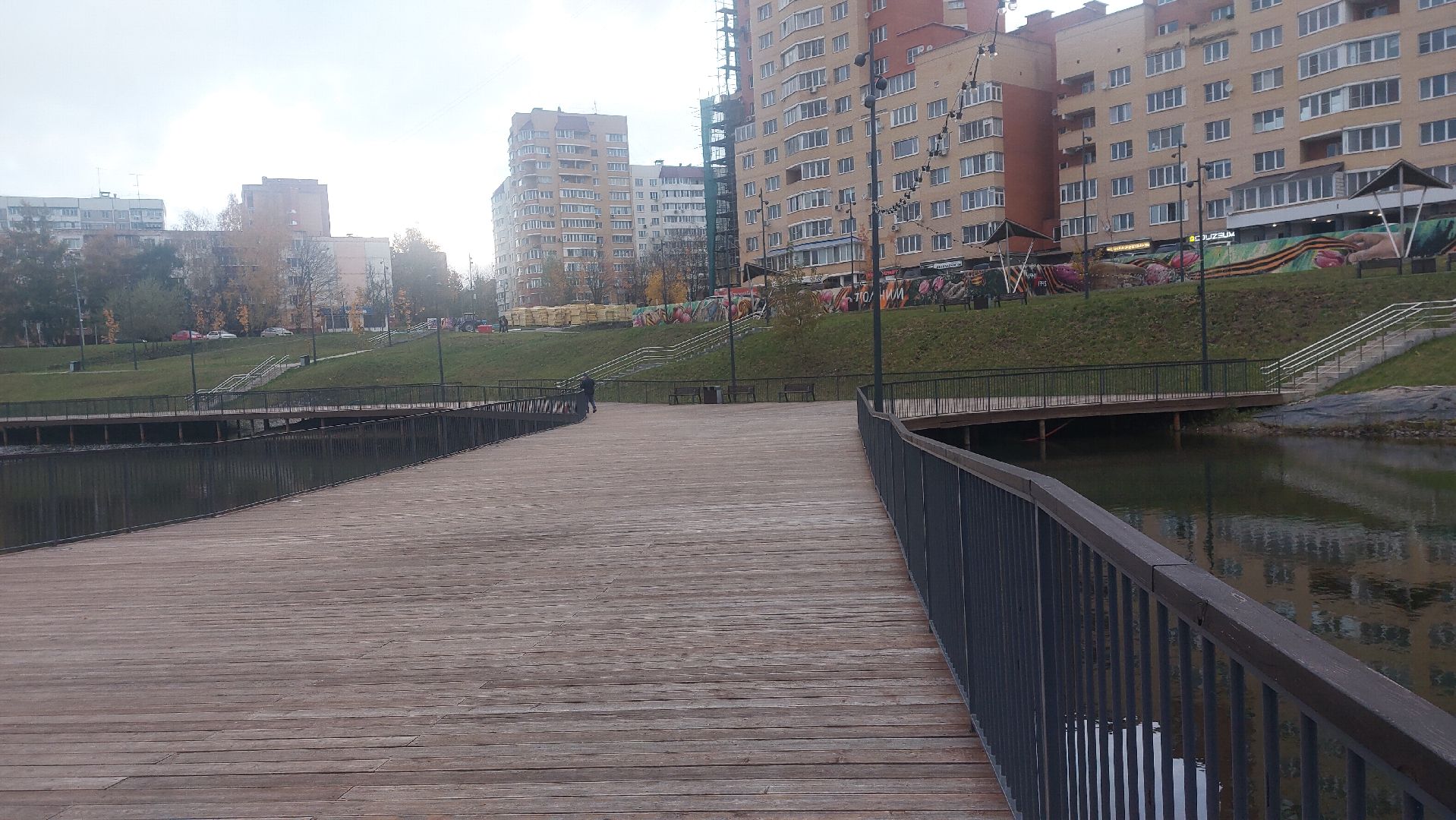 чехов, пруды,видео с коптера,