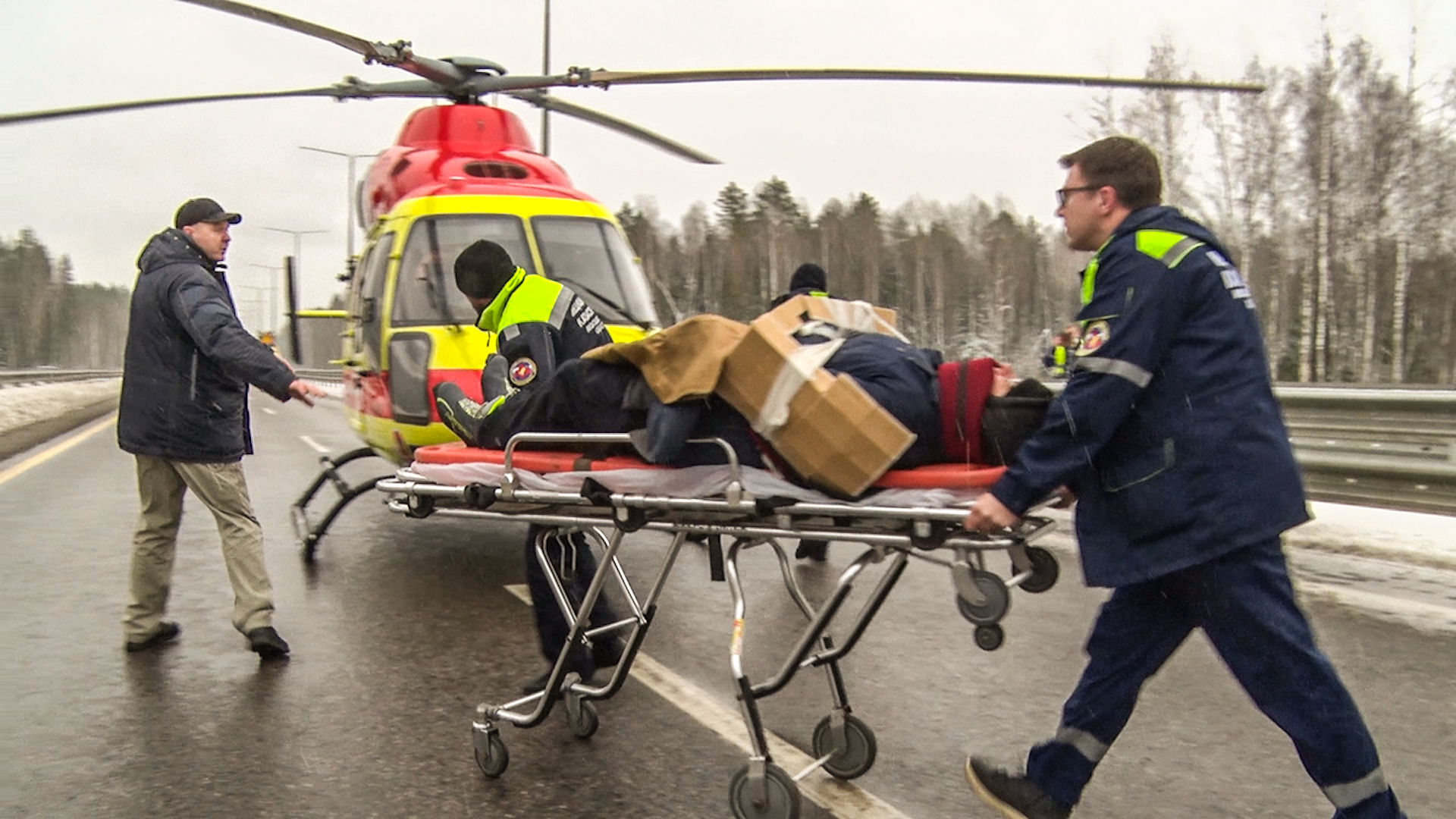 Клин, транспорт, МЧС, аварии, помощь, учения,