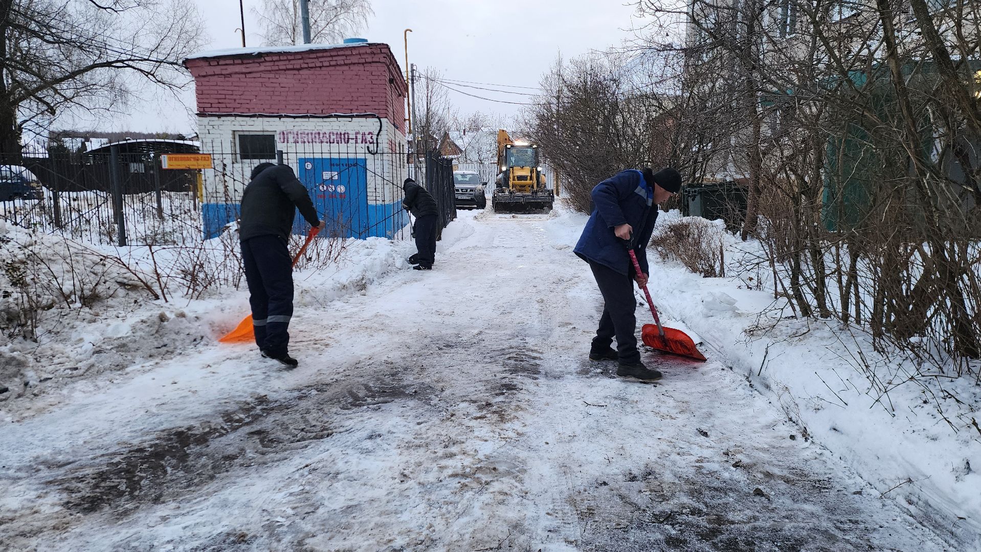 подольск, снег, уборка,