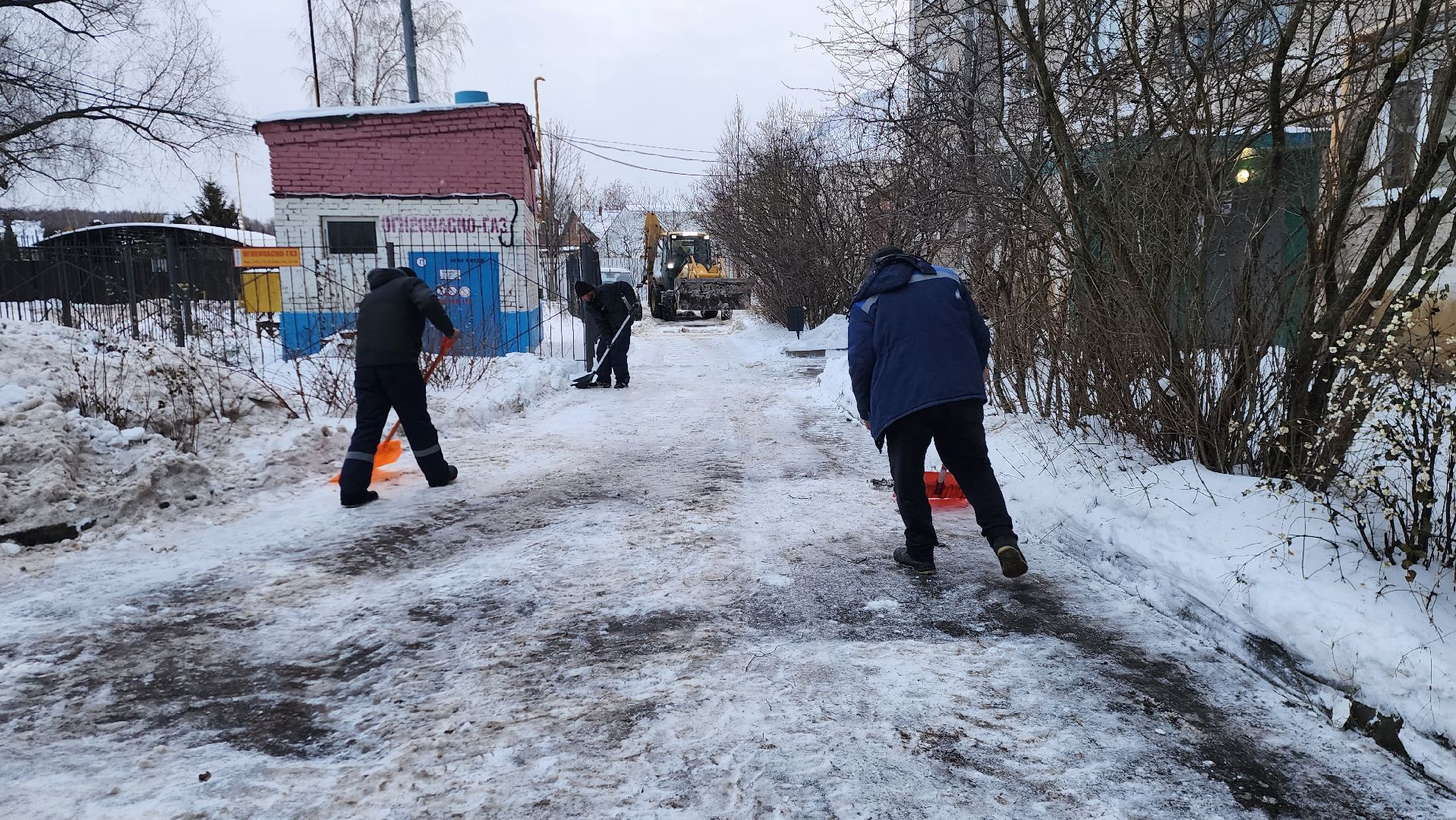 подольск, снег, уборка,