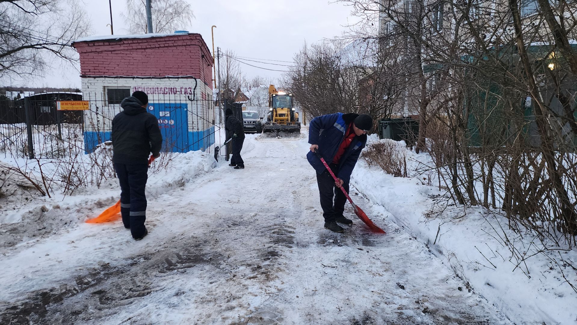 подольск, снег, уборка,