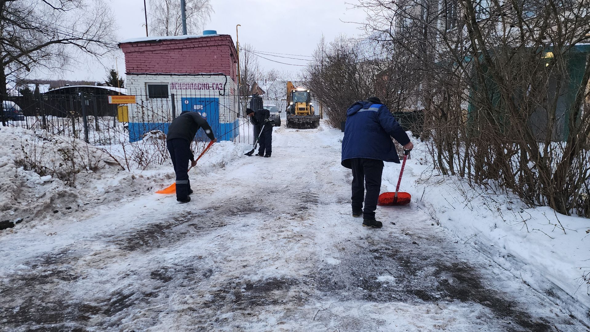 подольск, снег, уборка,
