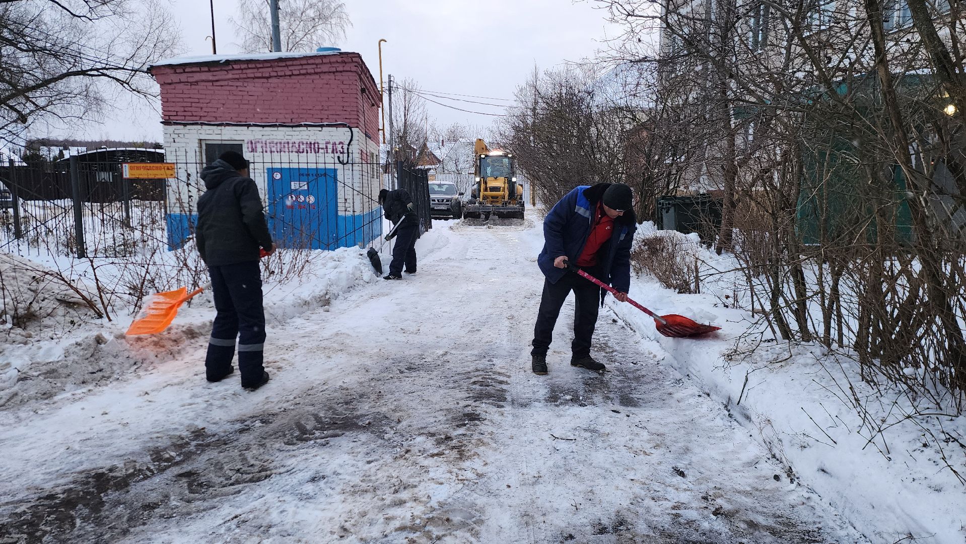 подольск, снег, уборка,