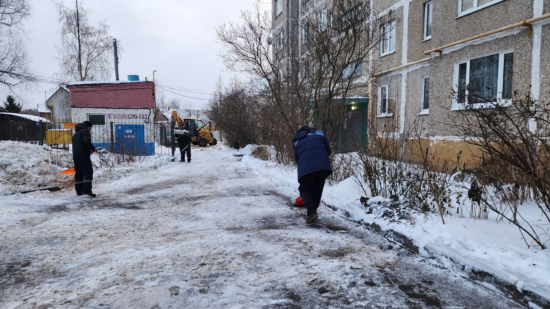 подольск, снег, уборка,