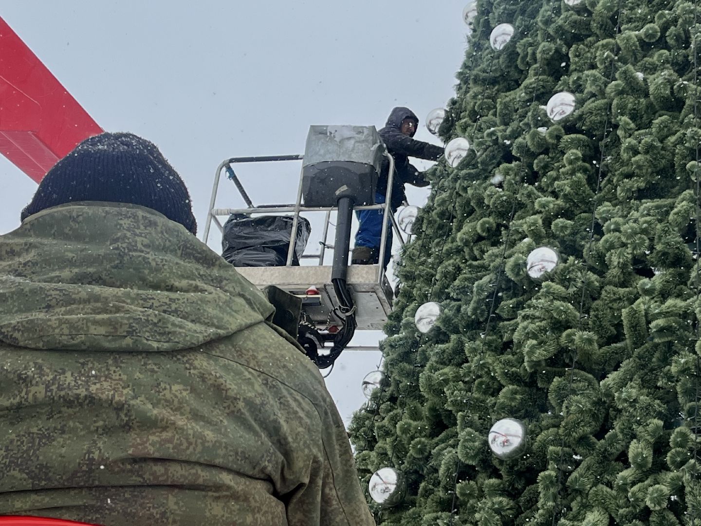 наро-фоминск, ёлка, Новый год, новогодние украшения,зима в подмосковье,