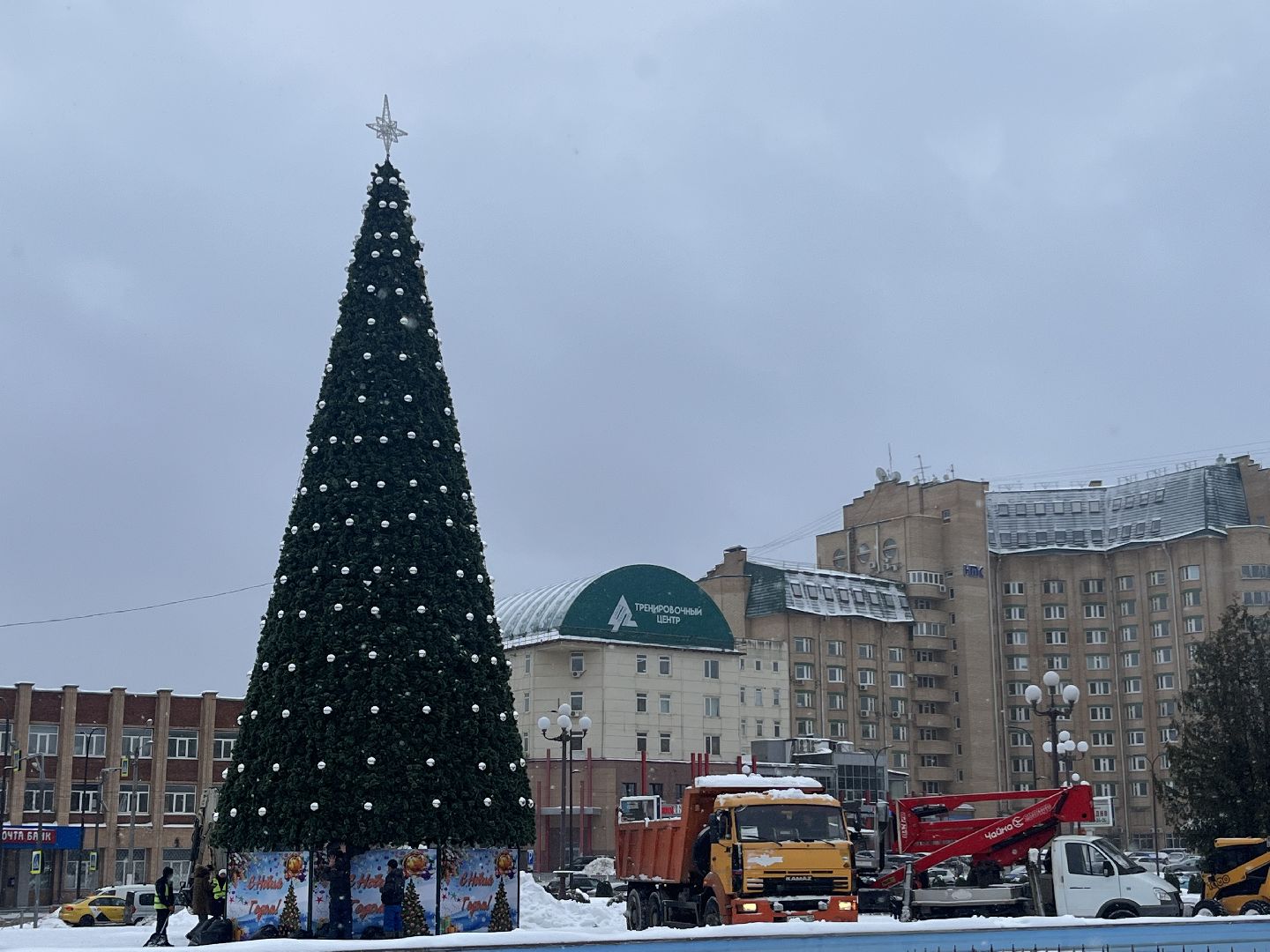 наро-фоминск, ёлка, Новый год, новогодние украшения,зима в подмосковье,