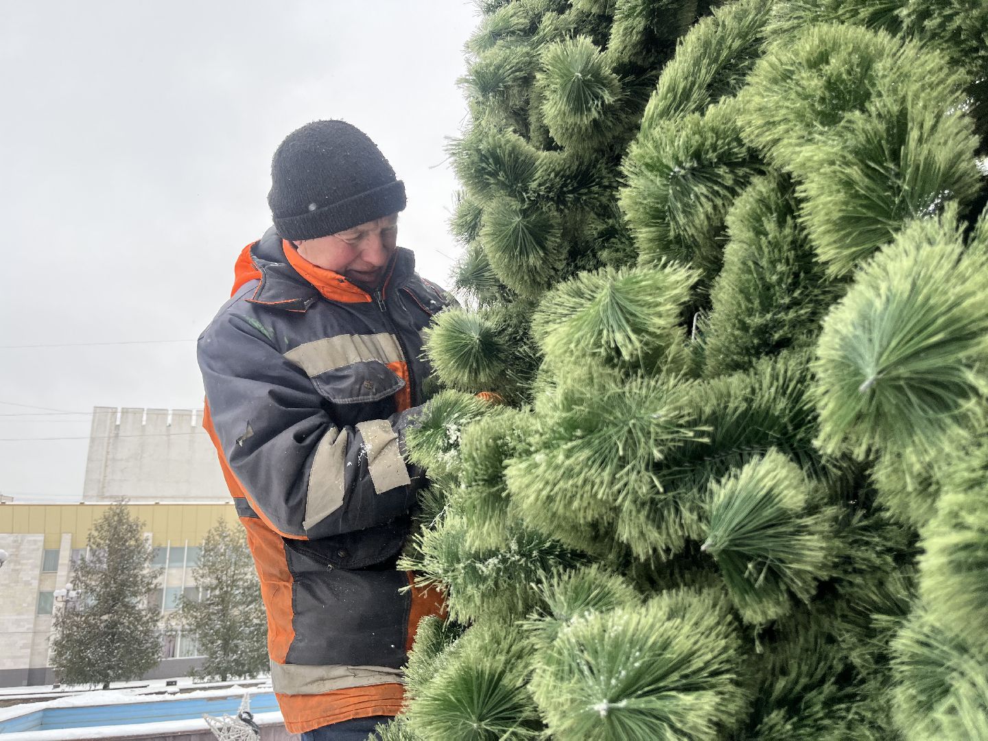 наро-фоминск, ёлка, Новый год, новогодние украшения,зима в подмосковье,