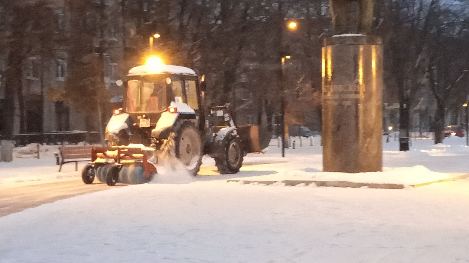 снегопад, уборка, Никитин, Воробьев, МБУ Городское хозяйство,