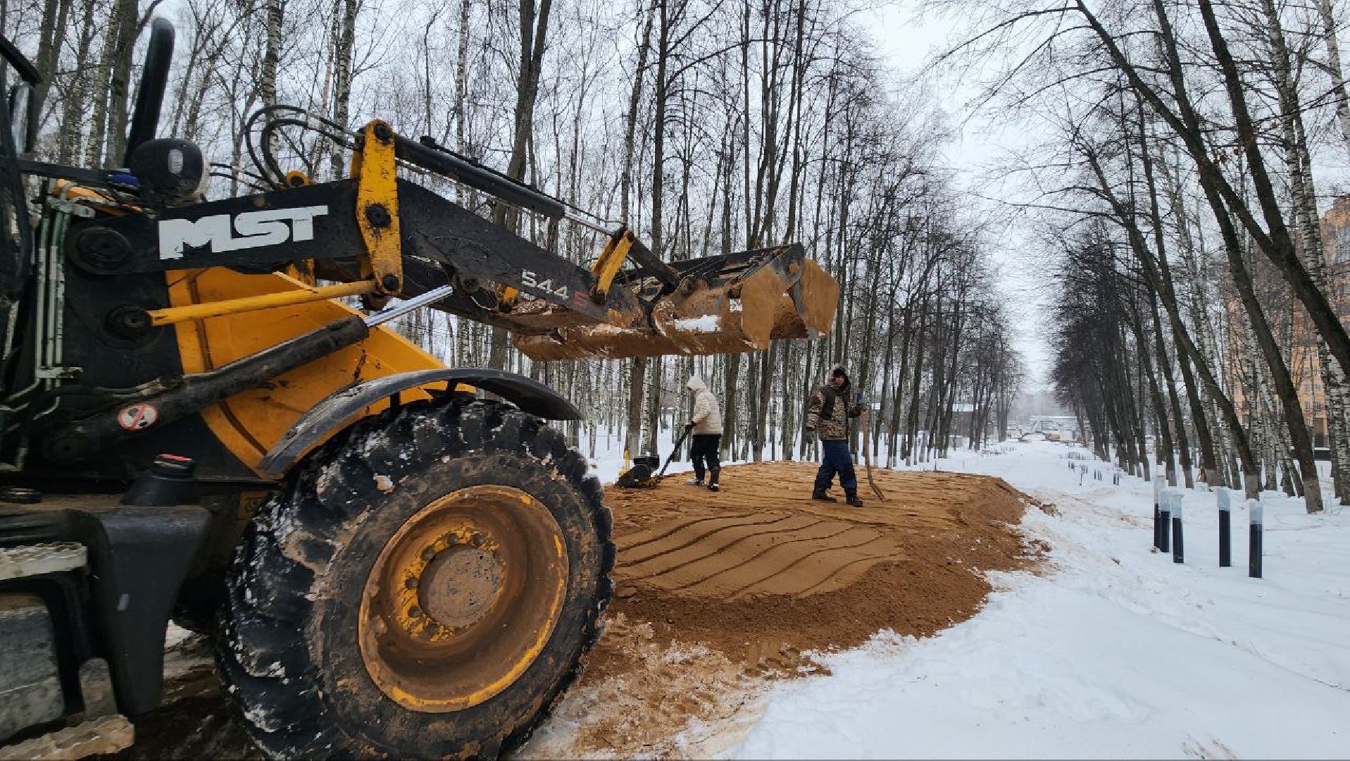 Дмитров, Парк Березовая роща, Минблаго,