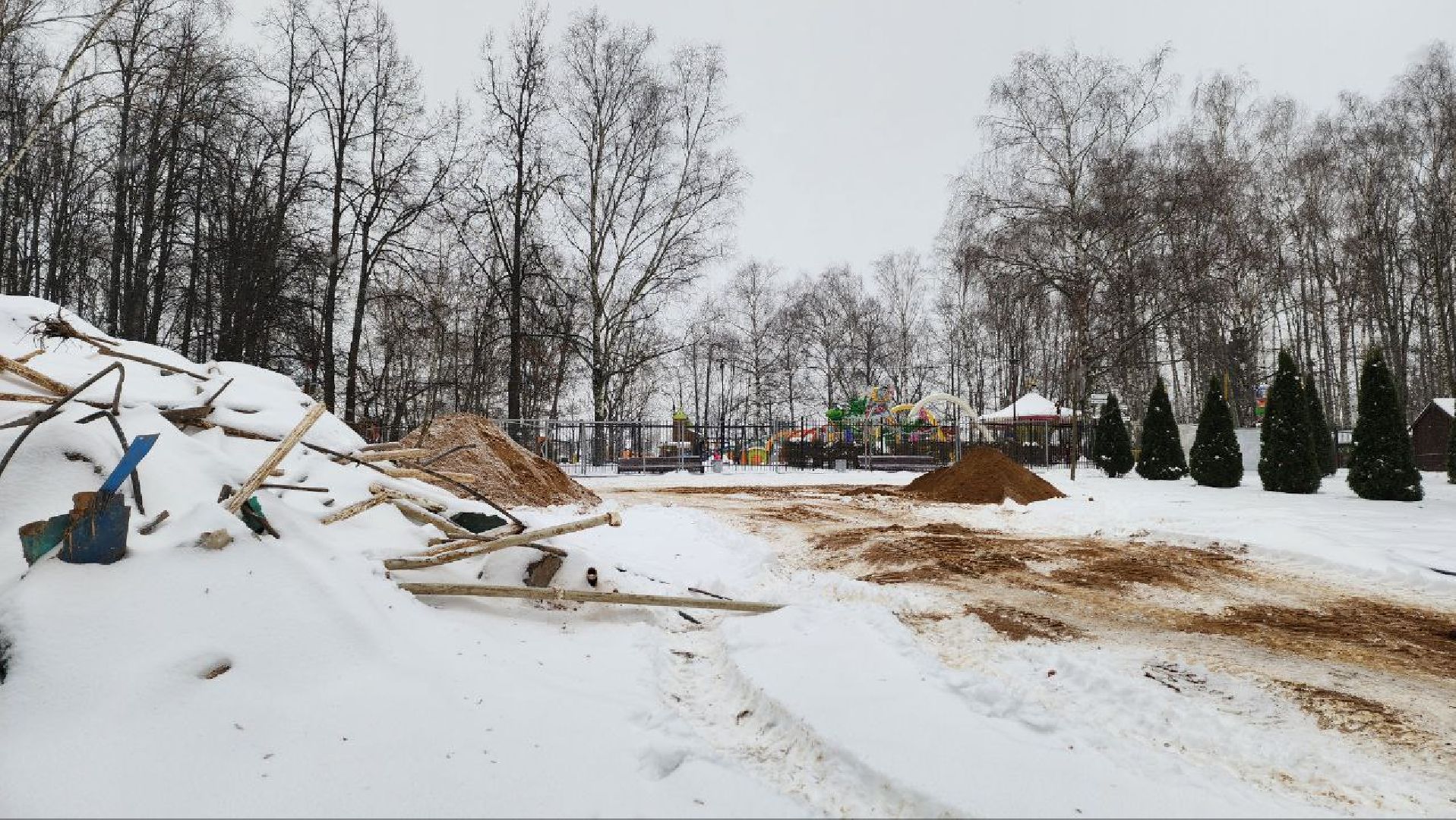 Дмитров, Парк Березовая роща, Минблаго,