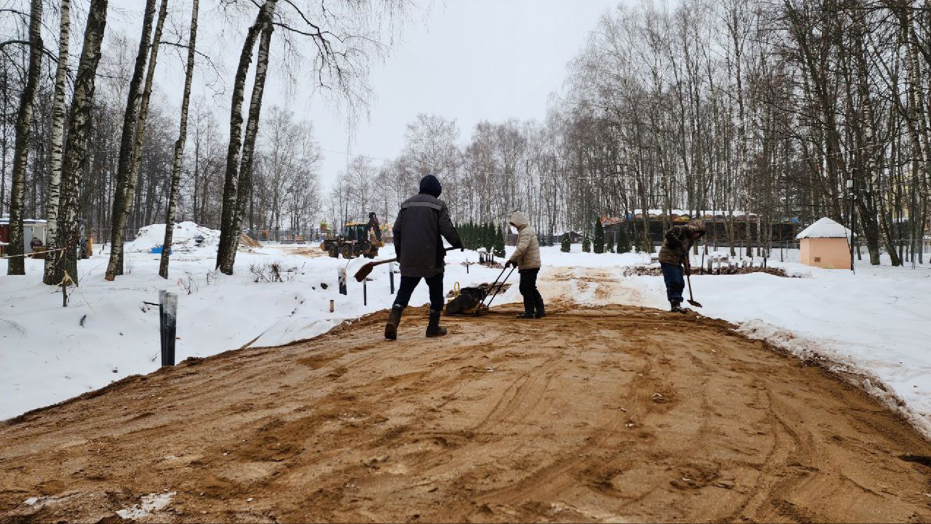 Дмитров, Парк Березовая роща, Минблаго,