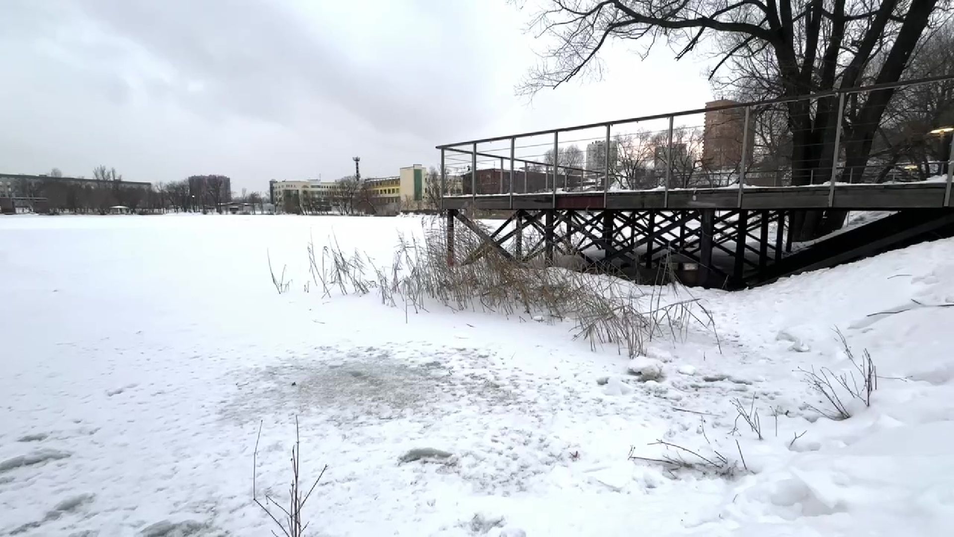 Реутов, тонкий лед, опасность, вода, МЧС,