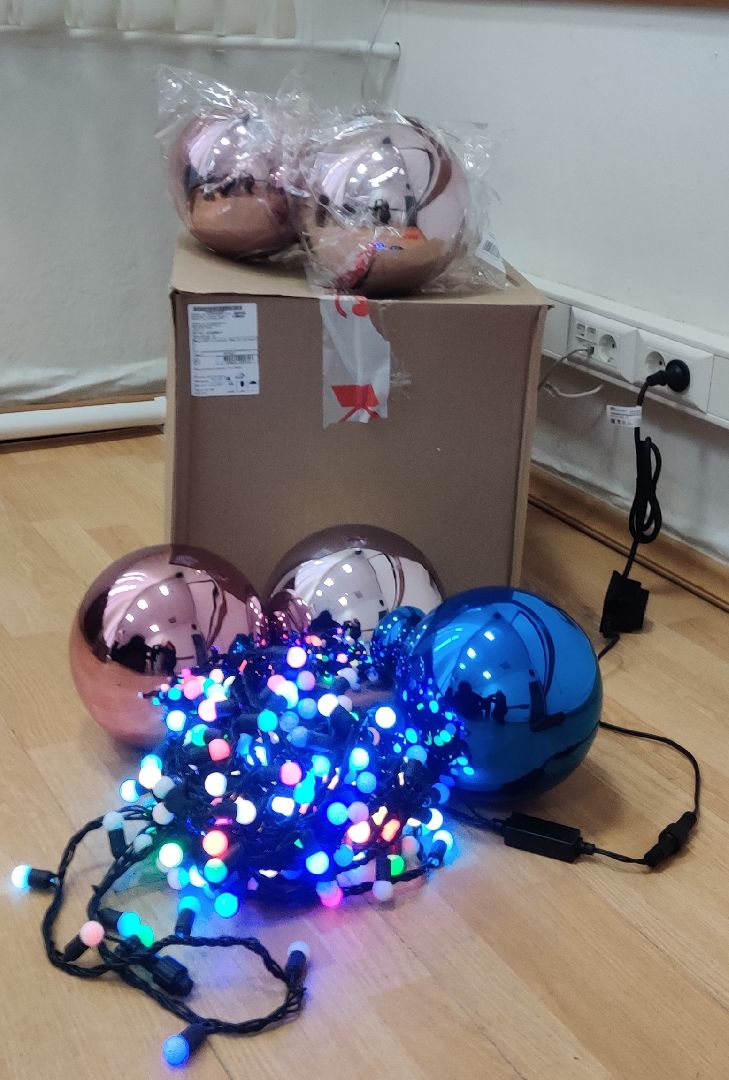 красноармейск, г.о. пушкинский, новогодняя ель, новогодние украшения,