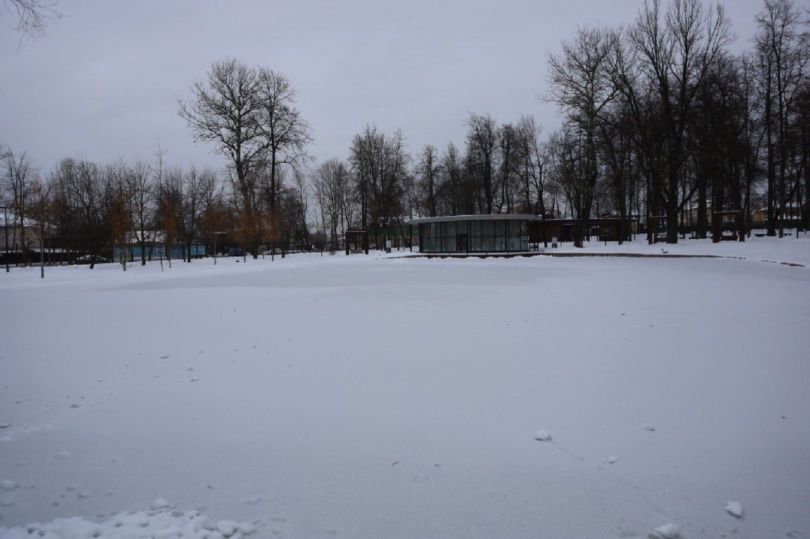 серпухов, глава серпухова, городские парки, снегопад, подготовка к праздникам,