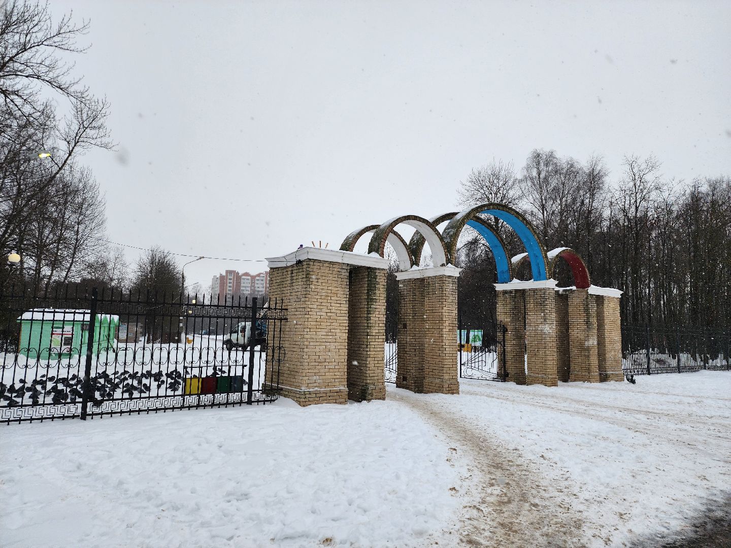 серпухов, глава серпухова, городские парки, снегопад, подготовка к праздникам,