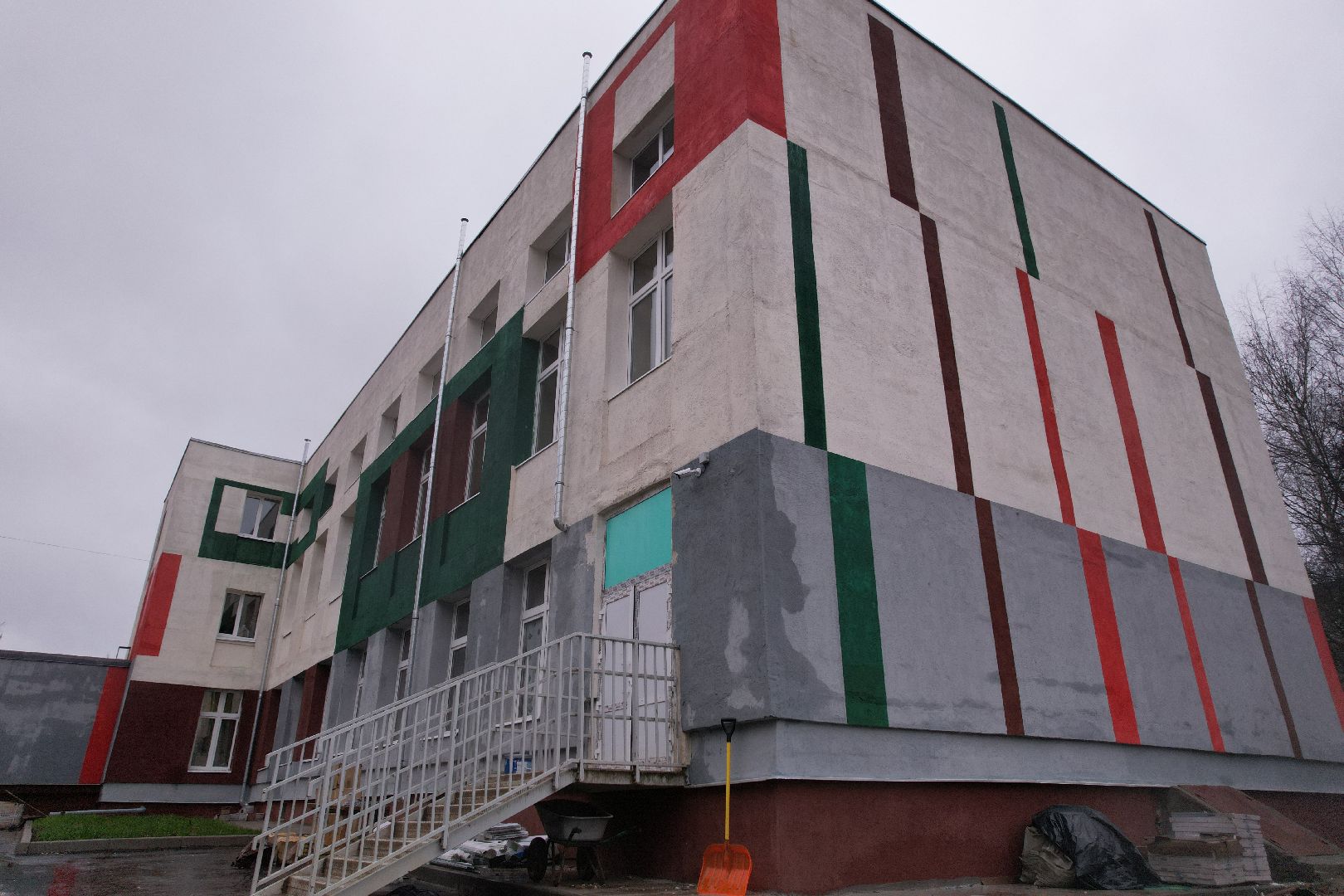 школа, селятино,видео с коптера,