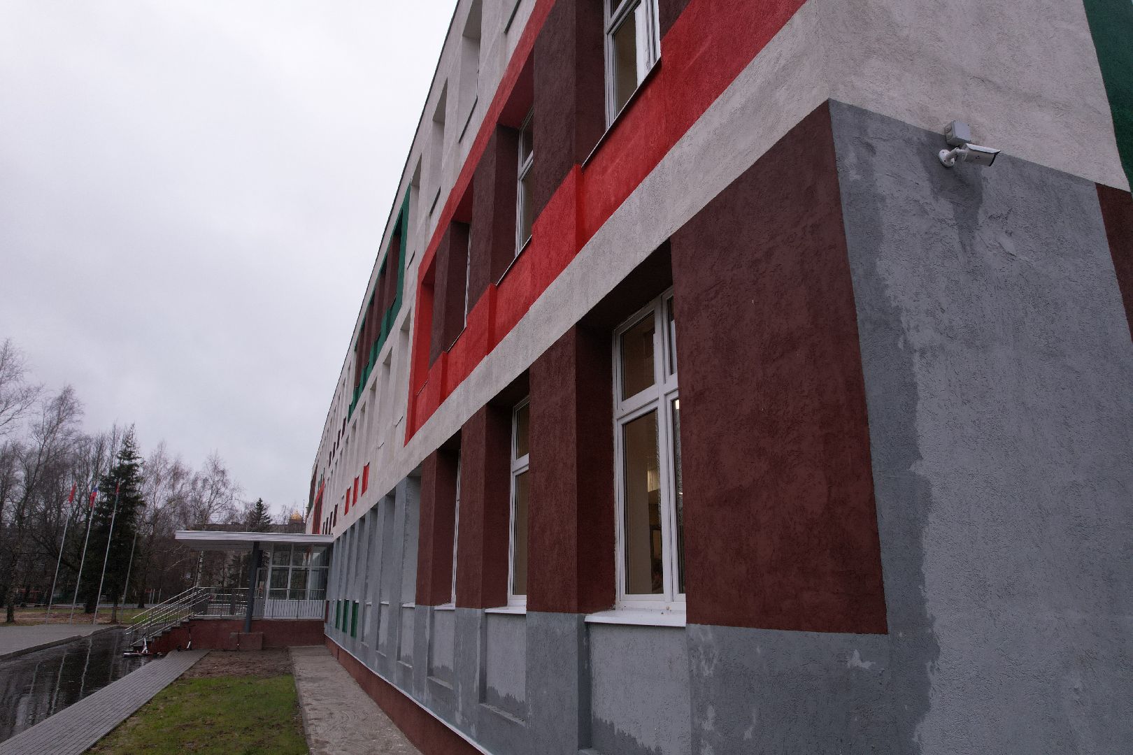 школа, селятино,видео с коптера,