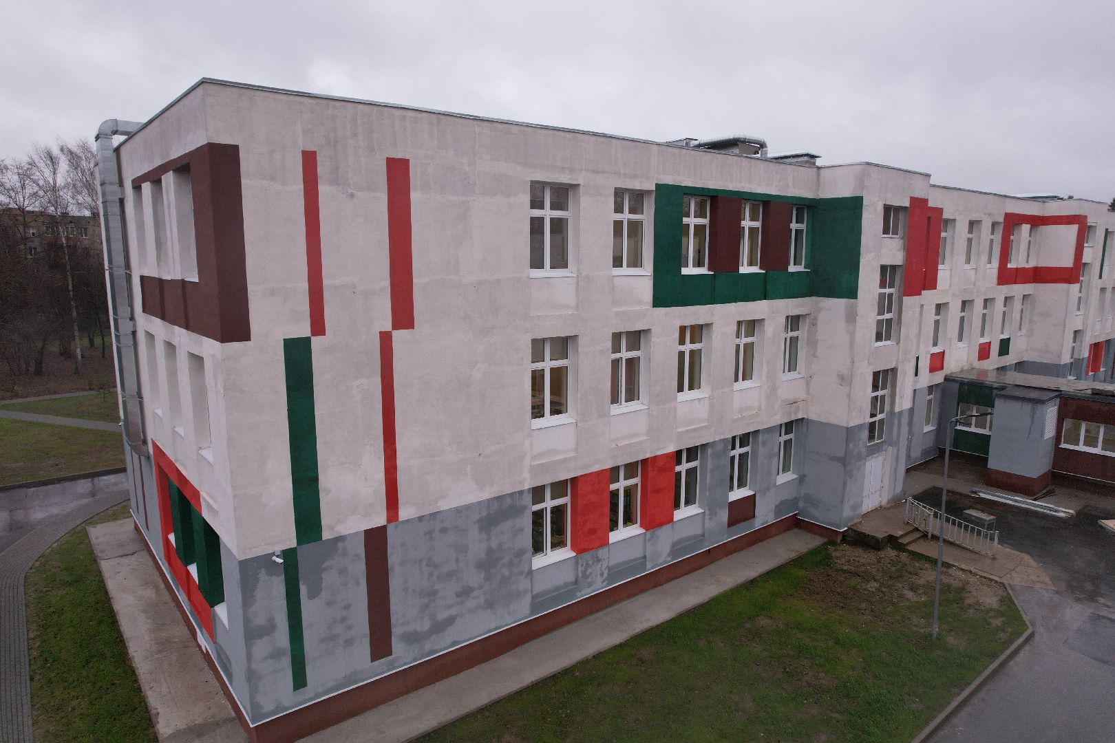 школа, селятино,видео с коптера,