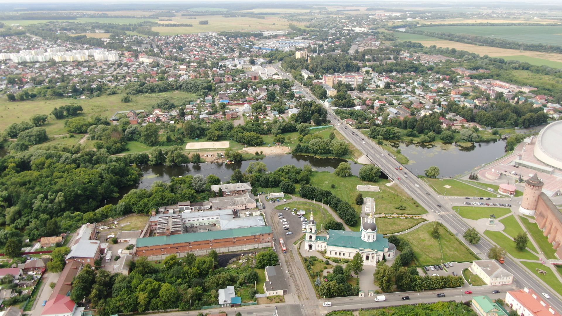 кемпинг, коломна, туризм,видео с коптера,