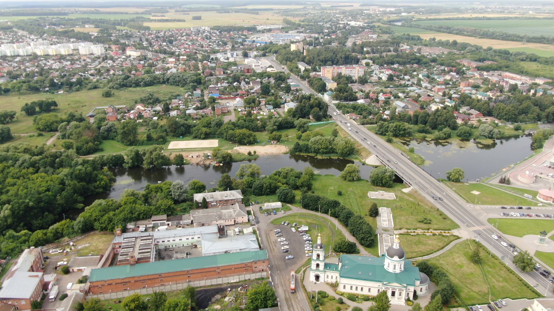 кемпинг, коломна, туризм,видео с коптера,