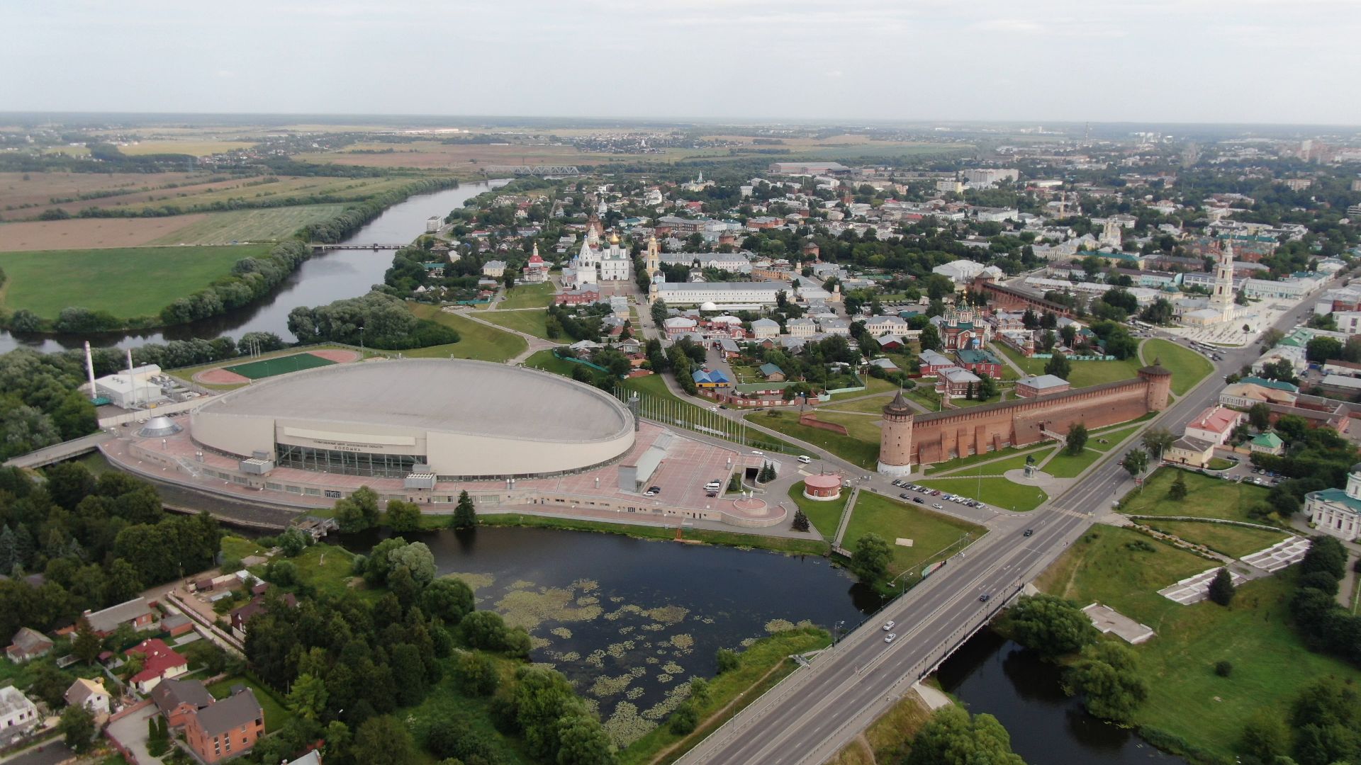 кемпинг, коломна, туризм,видео с коптера,