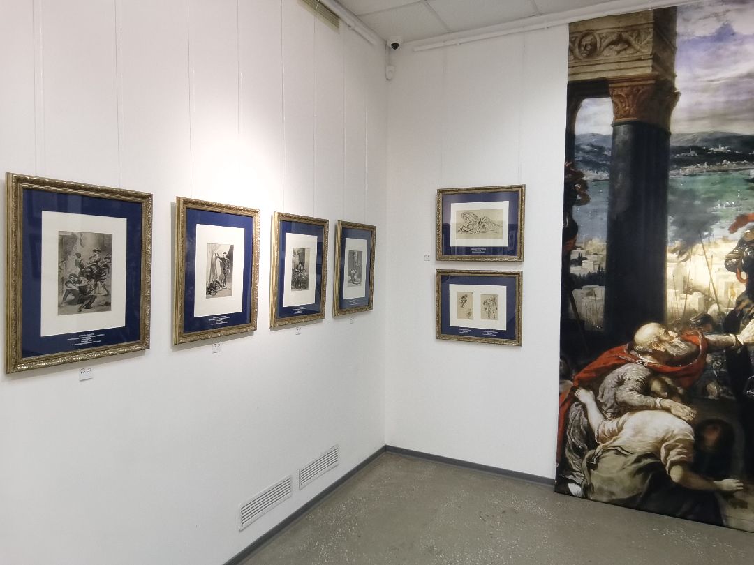 Балашиха, Картинная галерея, Эжен Делакруа, литографии, эскизы, пейзажи, гравюры, выставка, живописец,