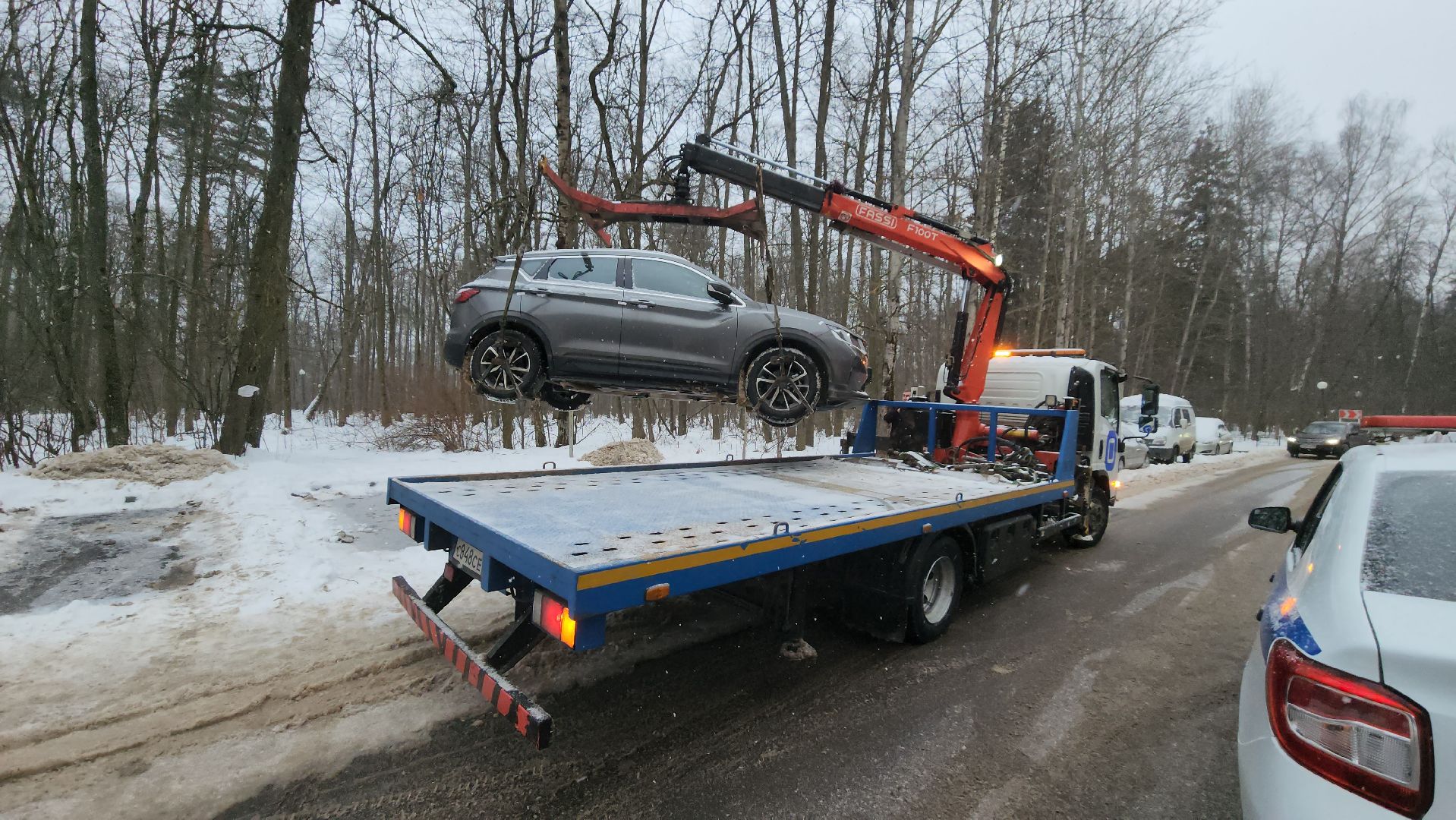 эвакуатор, госавтоинспекторы, протвино, рейд, незаконная парковка,