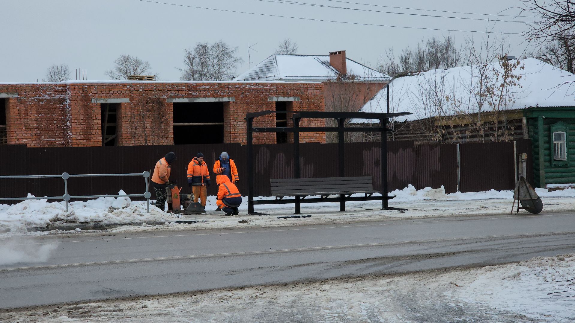 автобус, остановка, Егорьевск, подмосковье, мосавтодор, новая остановка,
