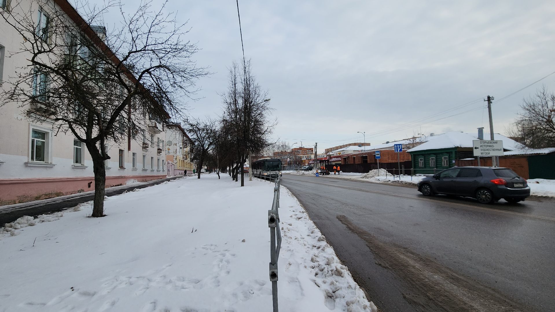 автобус, остановка, Егорьевск, подмосковье, мосавтодор, новая остановка,