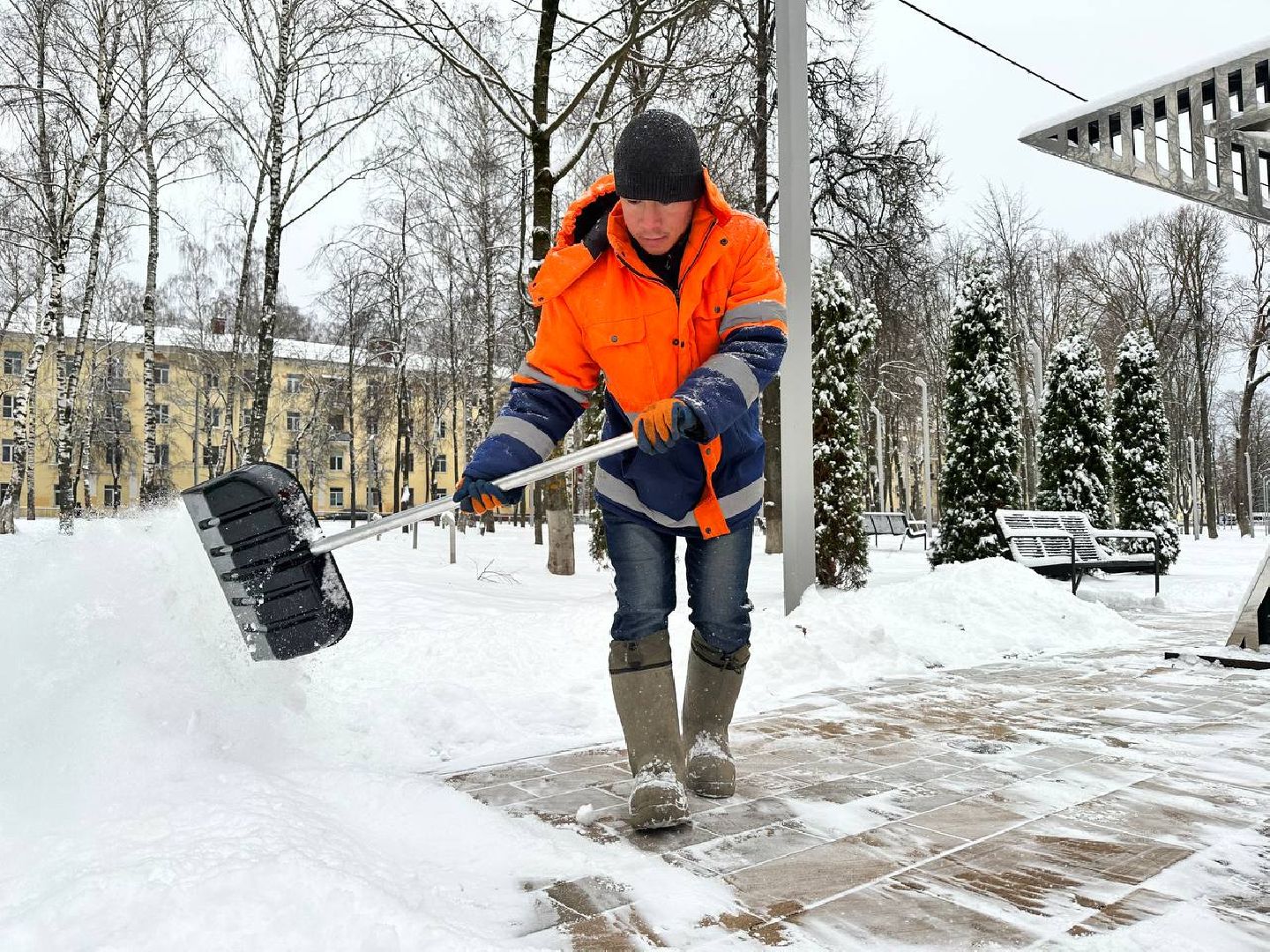снегоуборка, жкх, Наро-Фоминск,