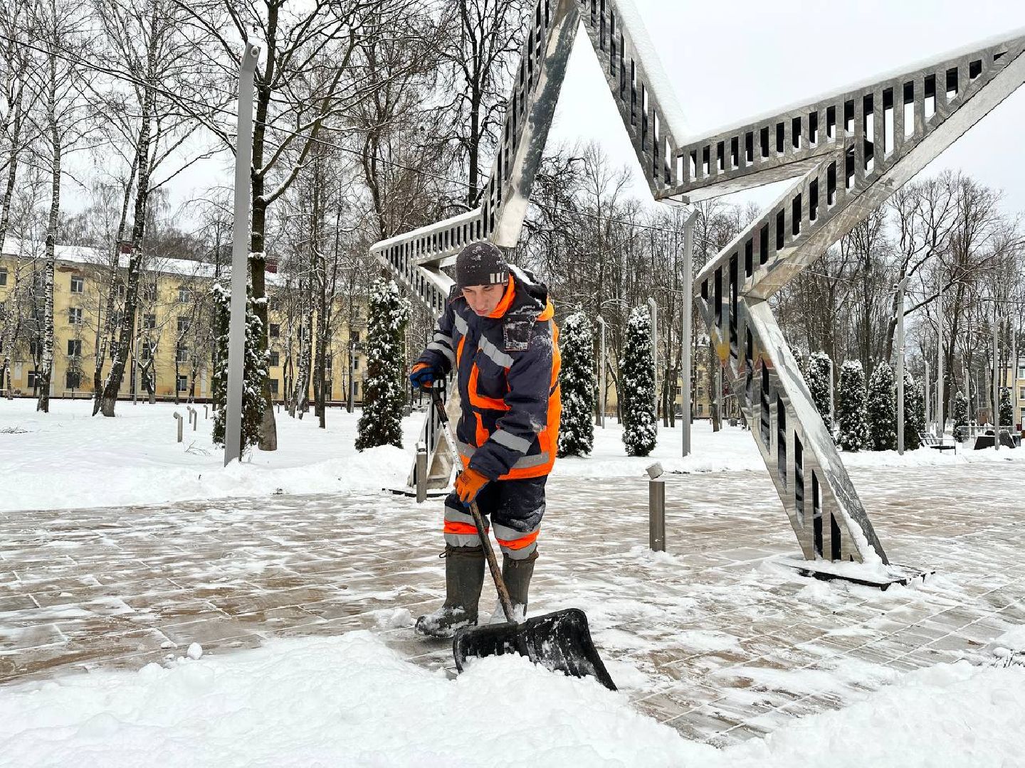 снегоуборка, жкх, Наро-Фоминск,