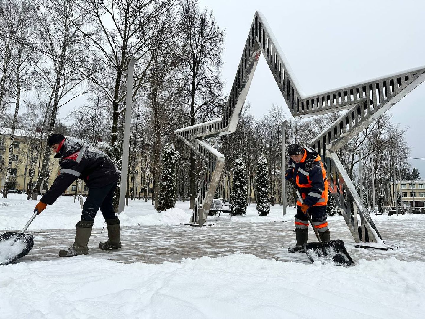 снегоуборка, жкх, Наро-Фоминск,