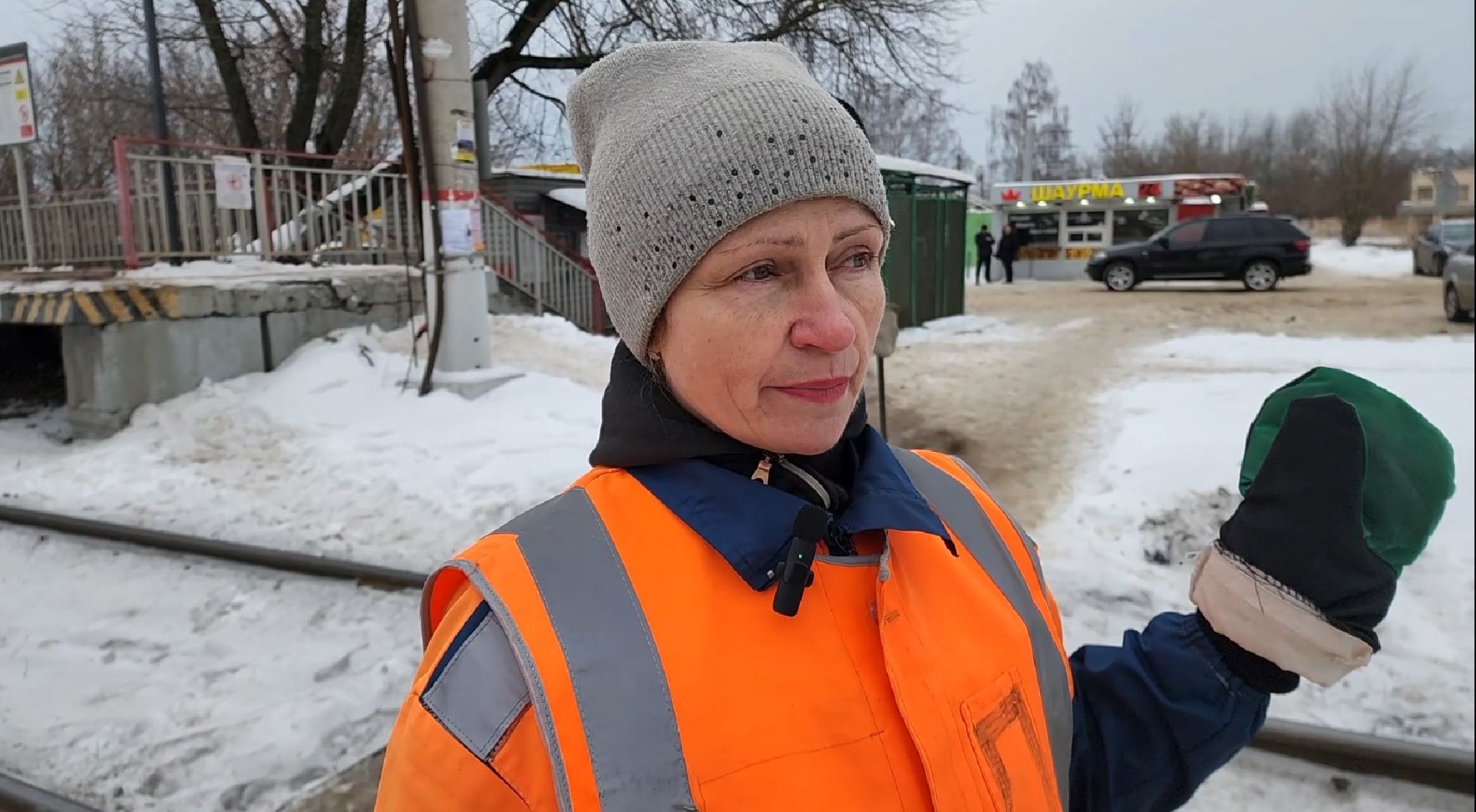 электросталь, железная дорога, платформа, платформа Машиностроитель, уборка, уборка общественных территорий, уборка снега, уборка территорий, ржд, станция, безопасность,