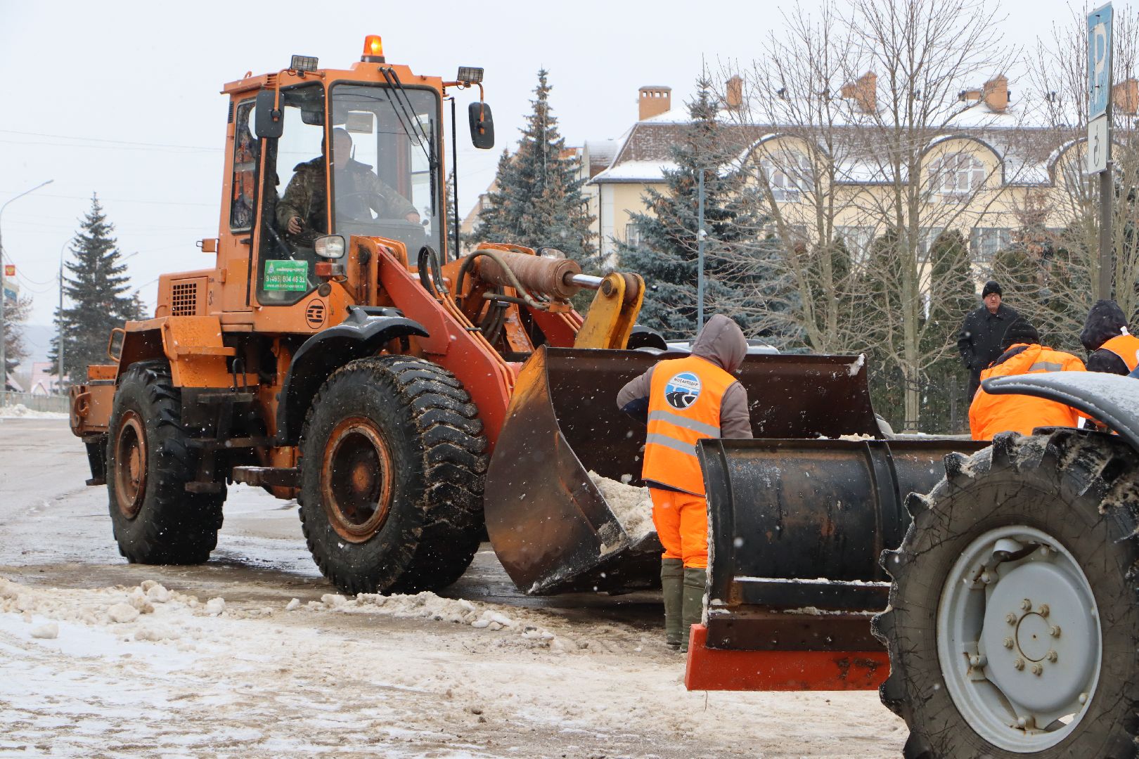 Серебряные Пруды, Мосавтодор, Снегопад, коммунальные службы,
