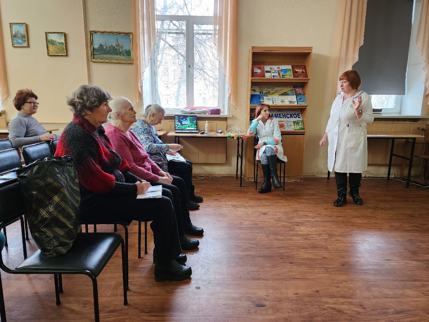 раменское, медицина, школа здоровья, занятие в раменской центральной библиотеке, роль витамина С в организме человека,