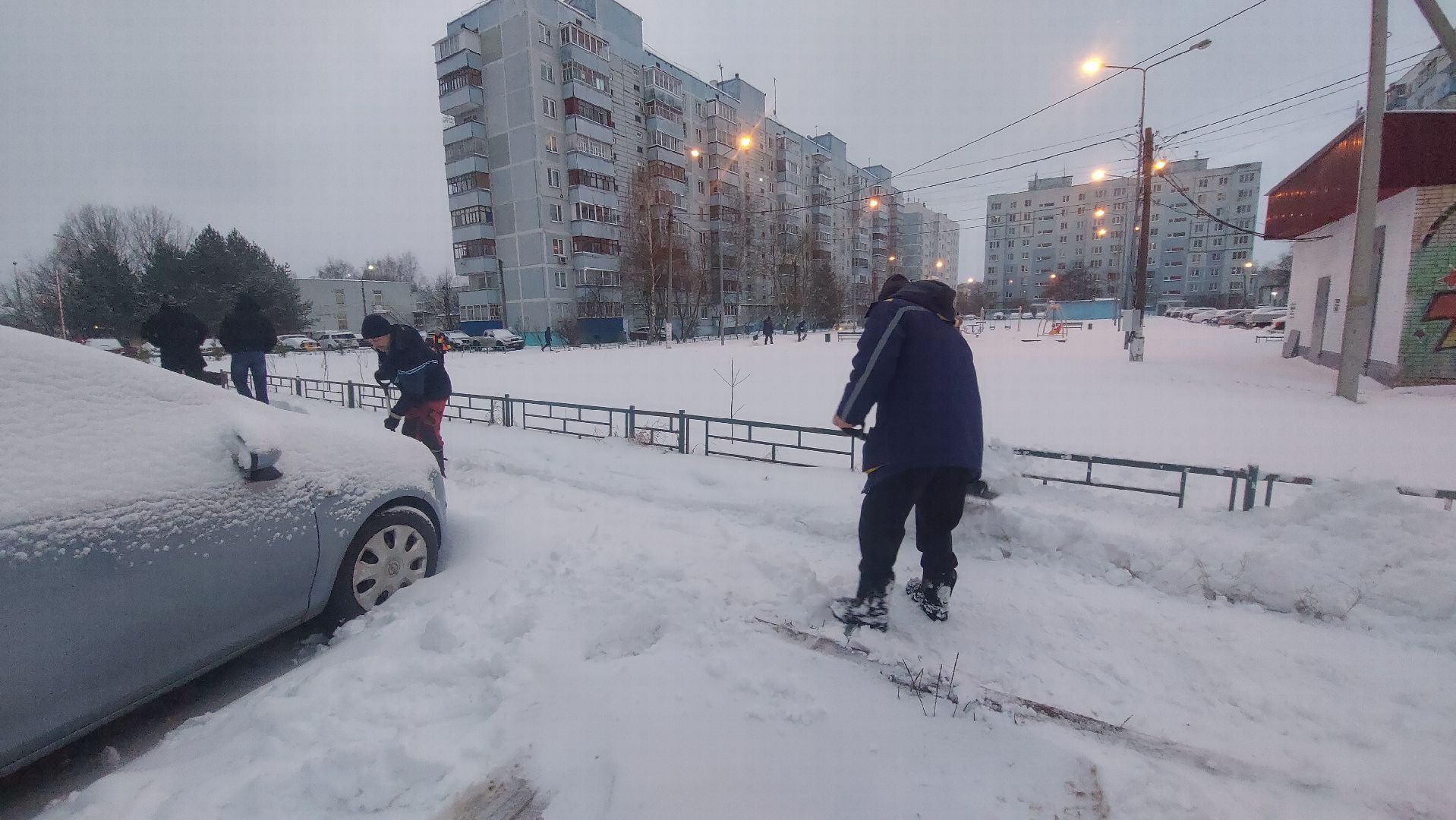 уборка дорог, уборка дворов, уборка снега, глава округа, снегоуборочная техника,