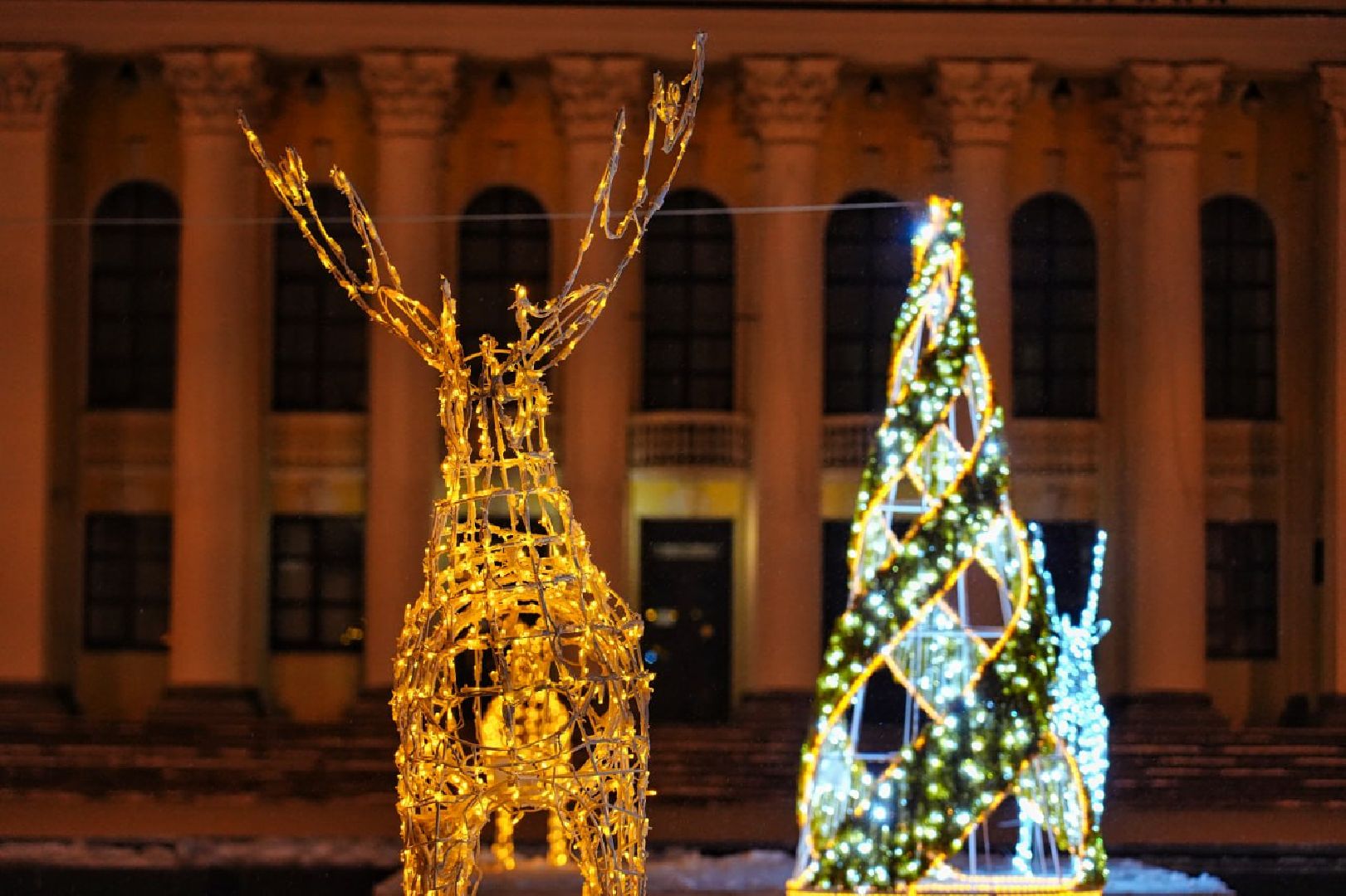 Сергиев Посад, Украшения, Новый год, Праздник, Иллюминация, Благоустройство,